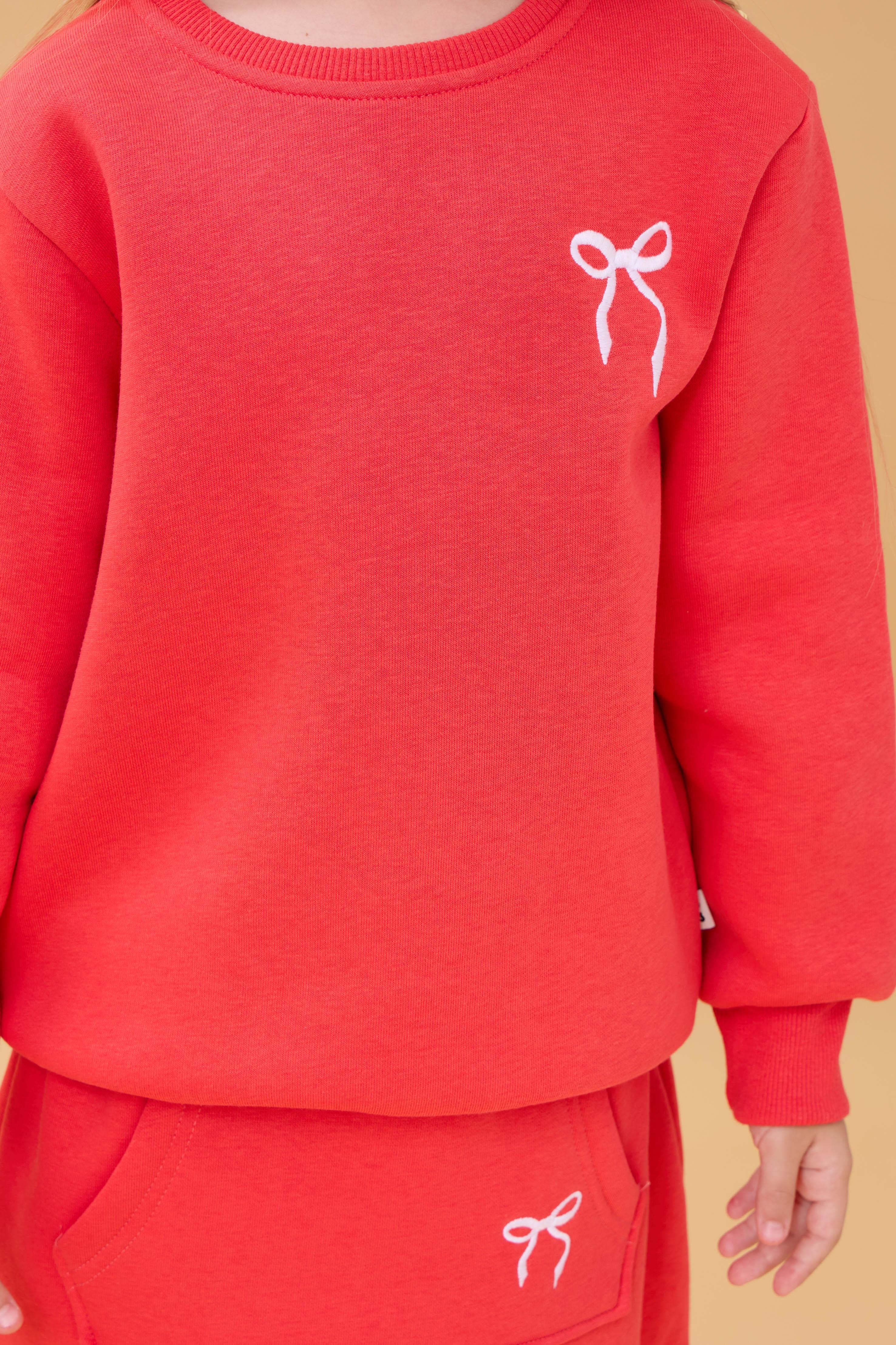 Kız Çocuk Nakışlı Şardonlu Etekli Kolej Takım