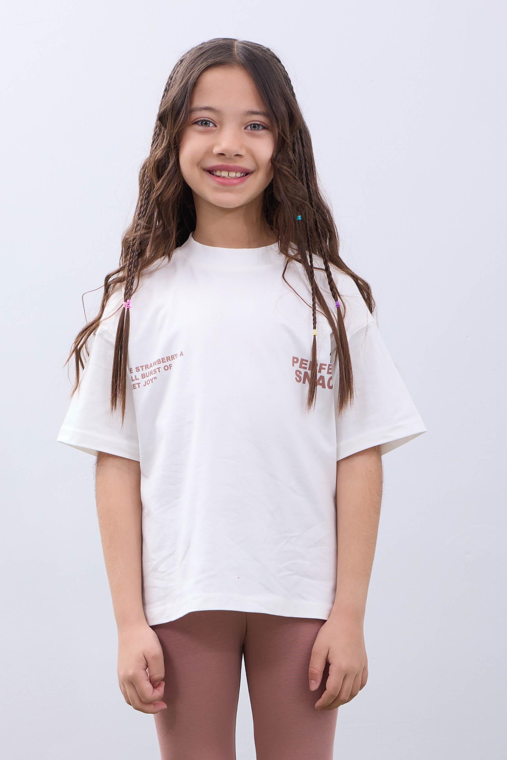 Kız Çocuk Tişört ve Taytlı Takım Yumuşak ve Rahat Yazlık Takım