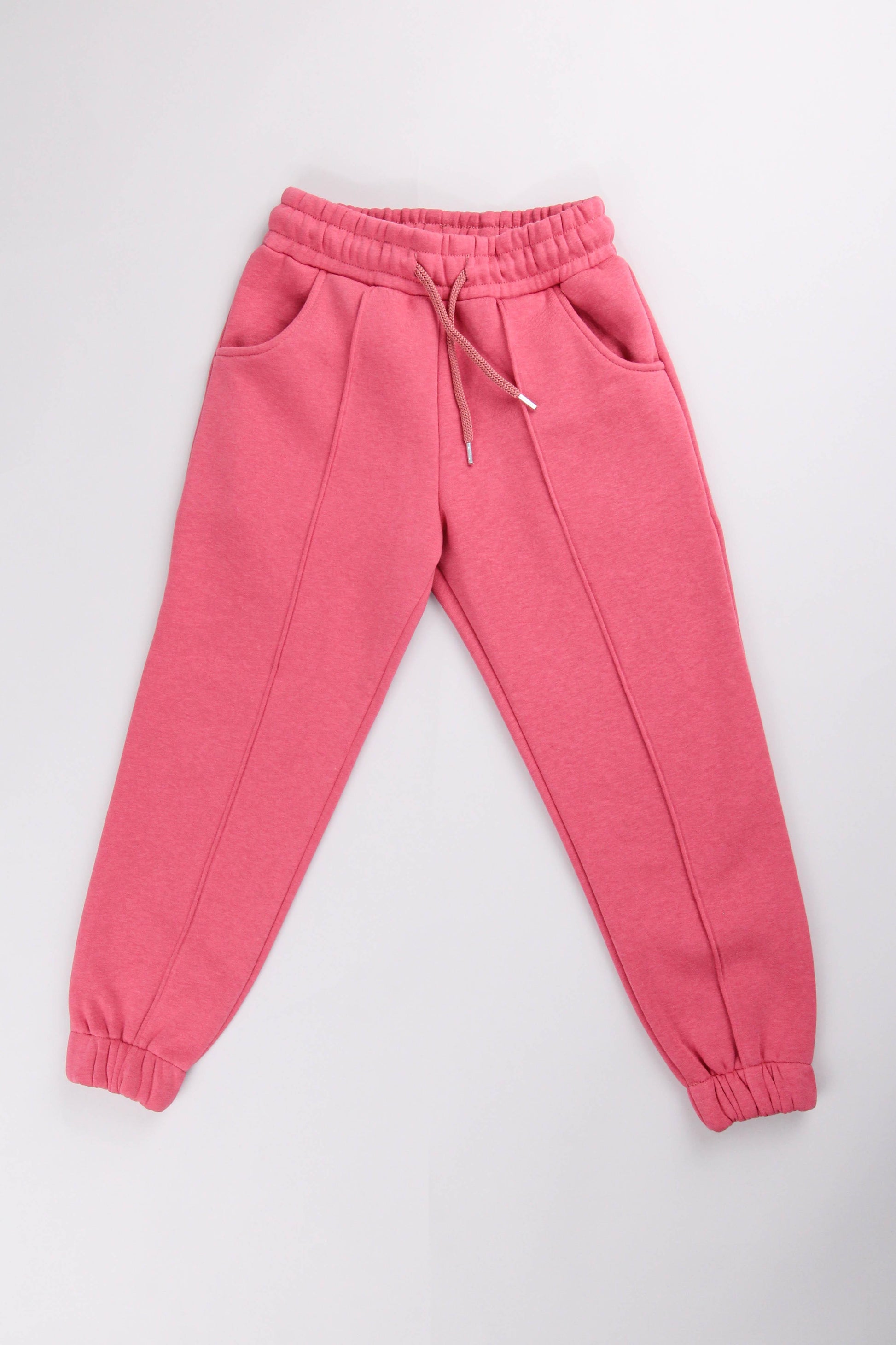 Lastikli İçi Polarlı Cepli Rahat Unisex Çocuk Eşofman Altı