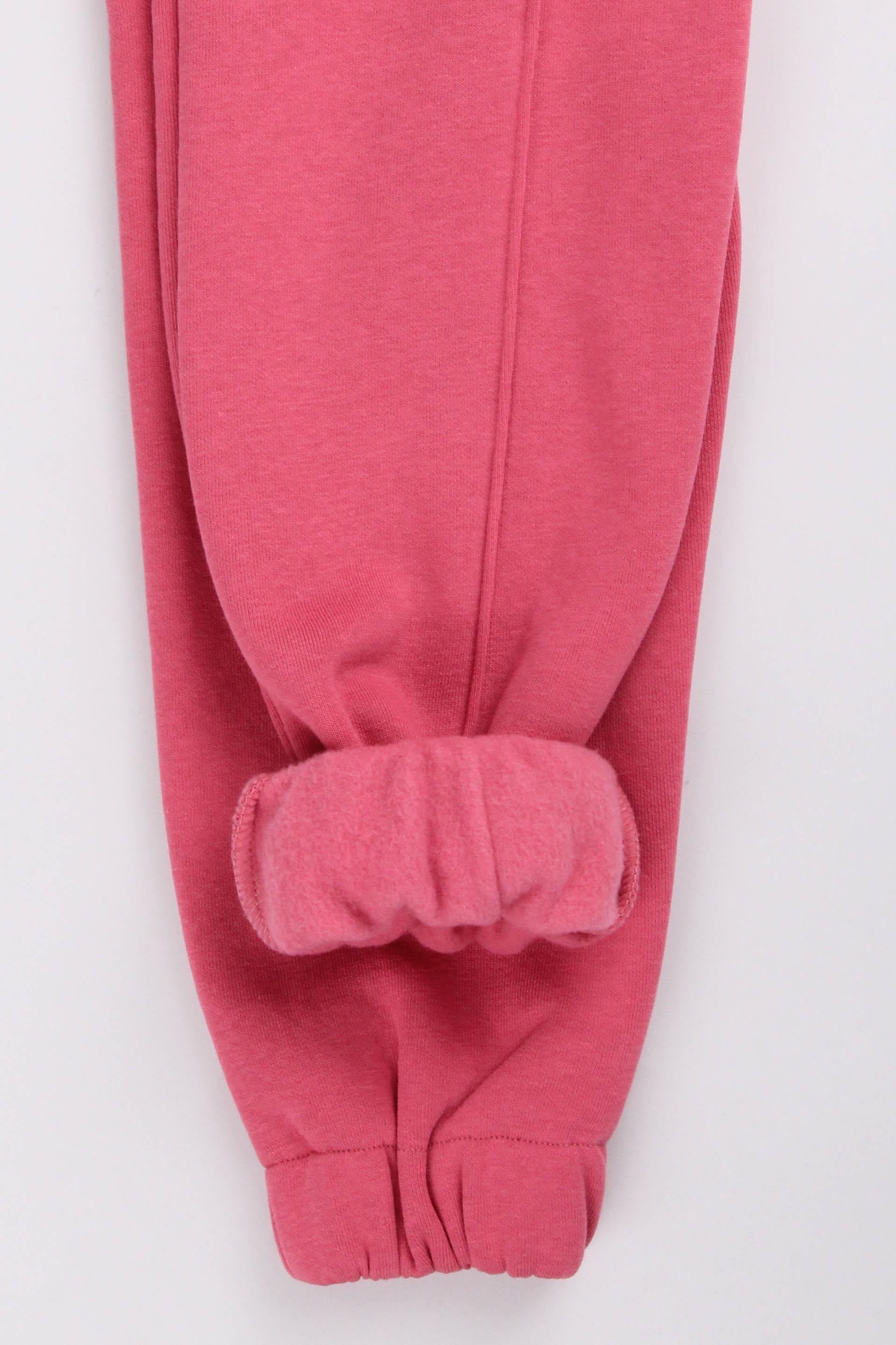 Lastikli İçi Polarlı Cepli Rahat Unisex Çocuk Eşofman Altı