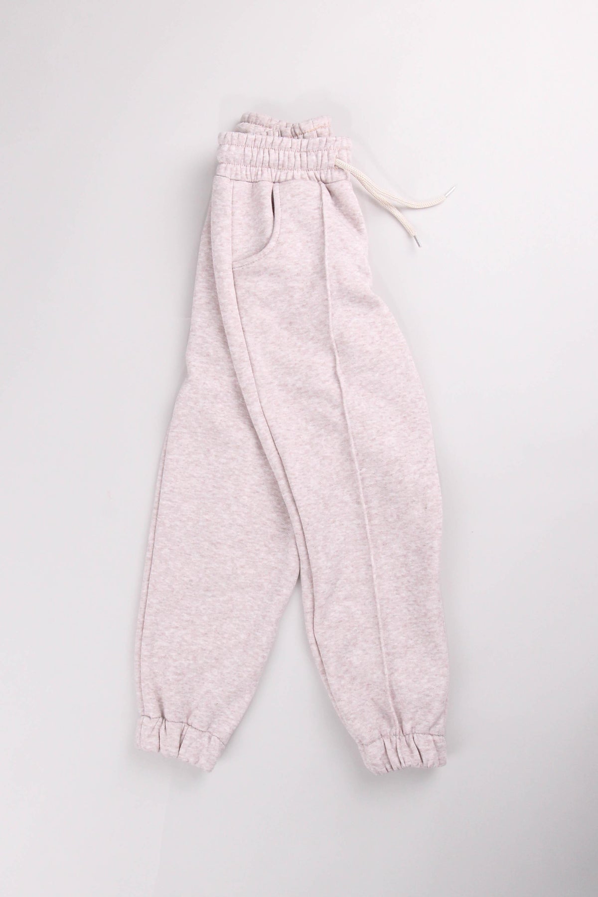 Lastikli İçi Polarlı Cepli Rahat Unisex Çocuk Eşofman Altı