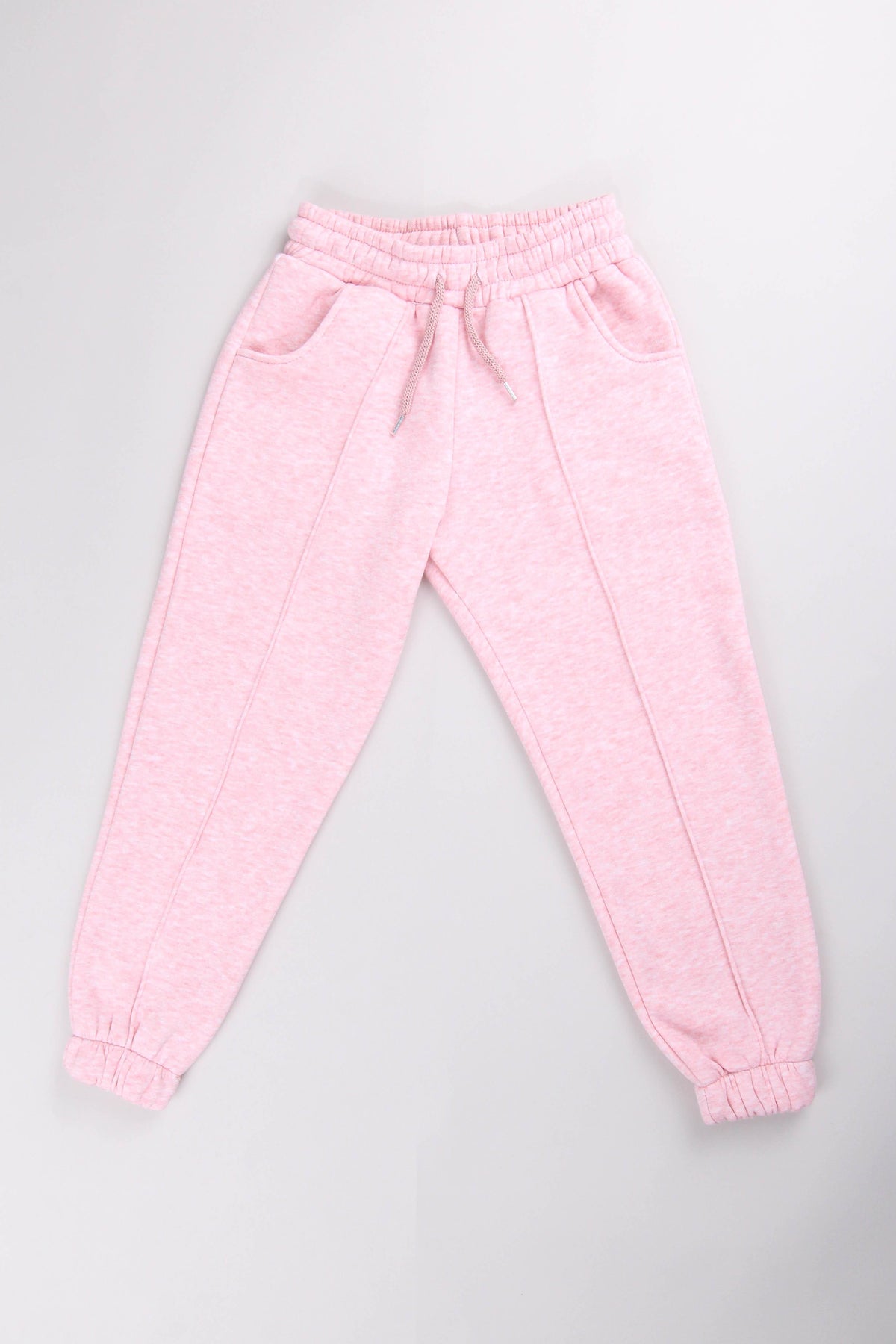 Lastikli İçi Polarlı Cepli Rahat Unisex Çocuk Eşofman Altı