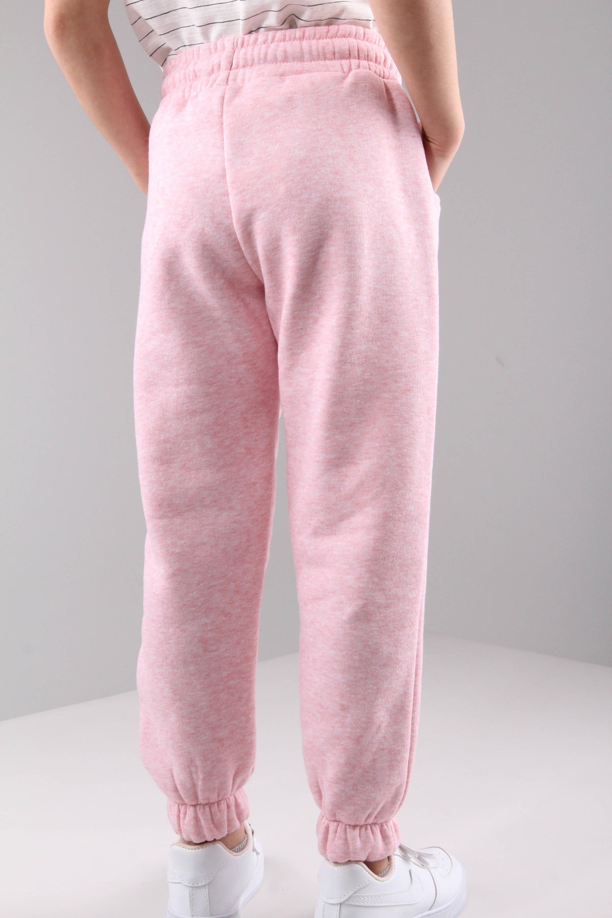 Lastikli İçi Polarlı Cepli Rahat Unisex Çocuk Eşofman Altı