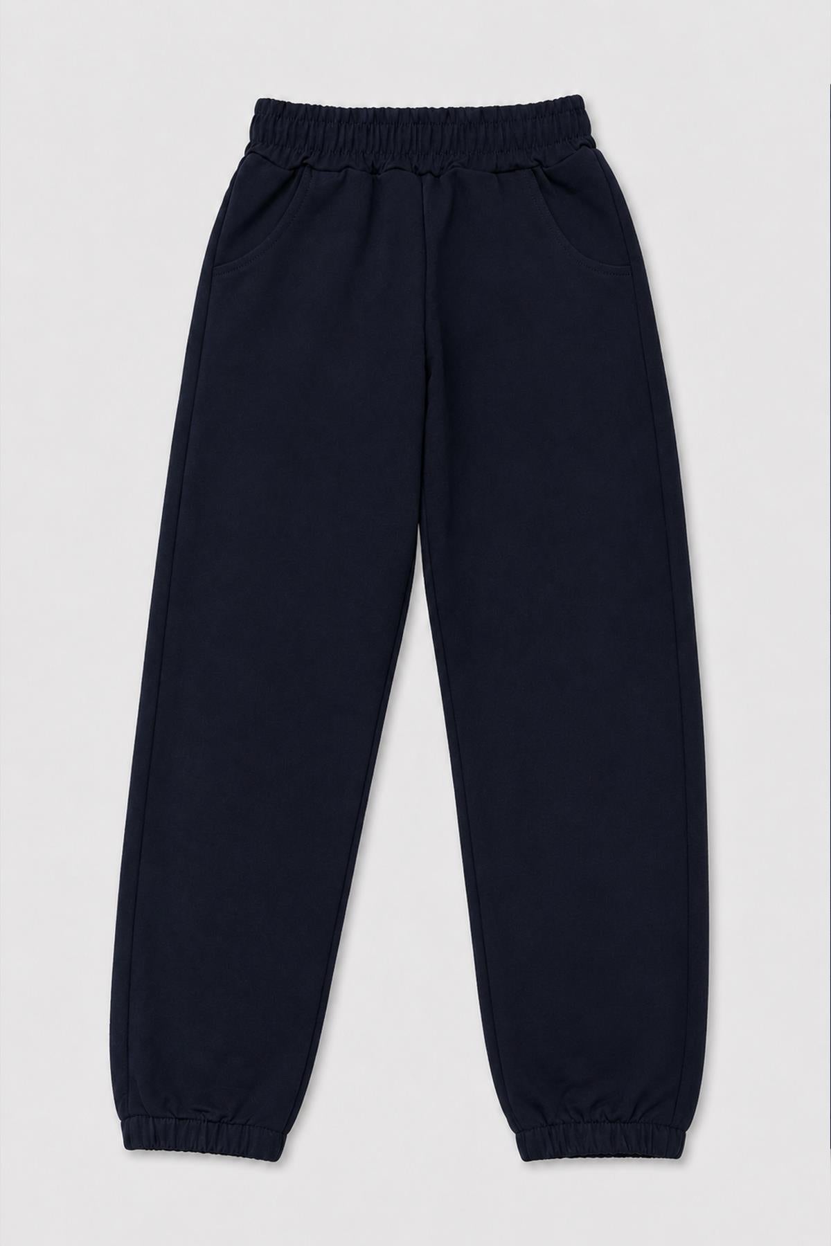 Lastikli Rahat Kesim Cepli Erkek ve Kız Çocuk Unisex Eşofman Altı