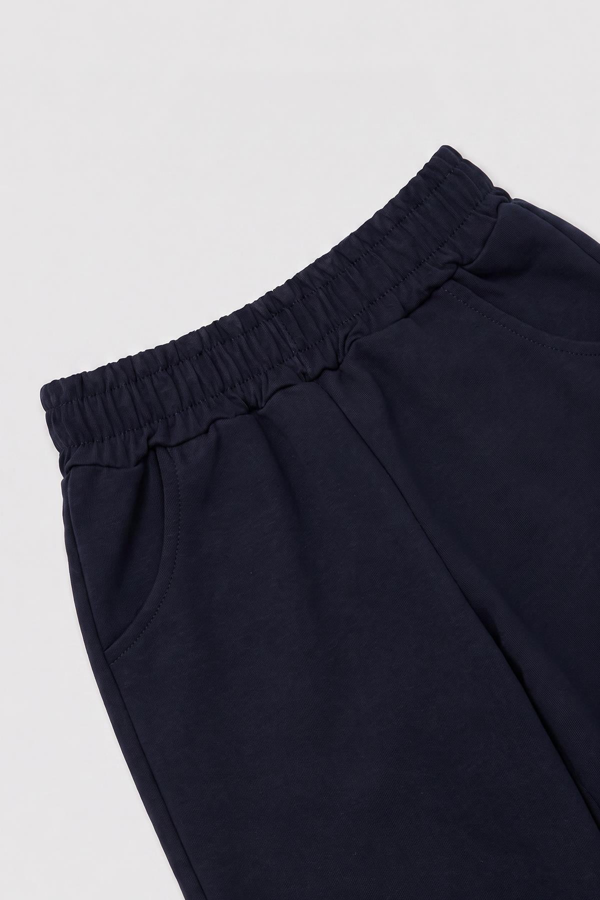 Lastikli Rahat Kesim Cepli Erkek ve Kız Çocuk Unisex Eşofman Altı