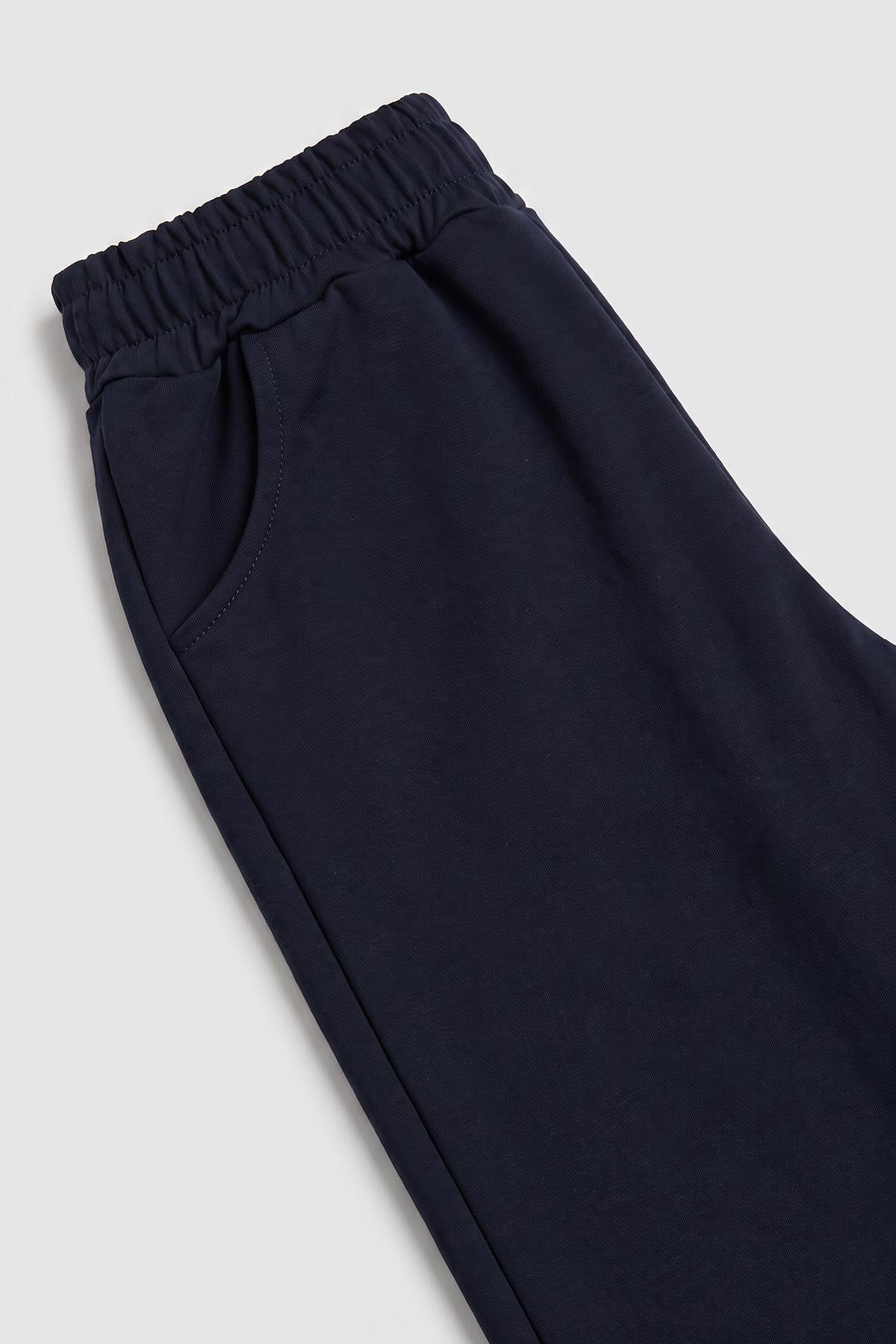 Lastikli Rahat Kesim Cepli Erkek ve Kız Çocuk Unisex Eşofman Altı