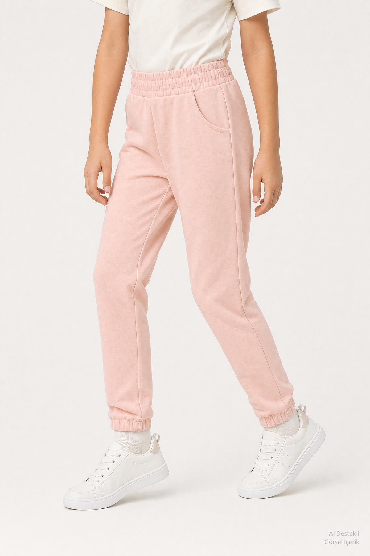 Lastikli Rahat Kesim Cepli Erkek ve Kız Çocuk Unisex Eşofman Altı