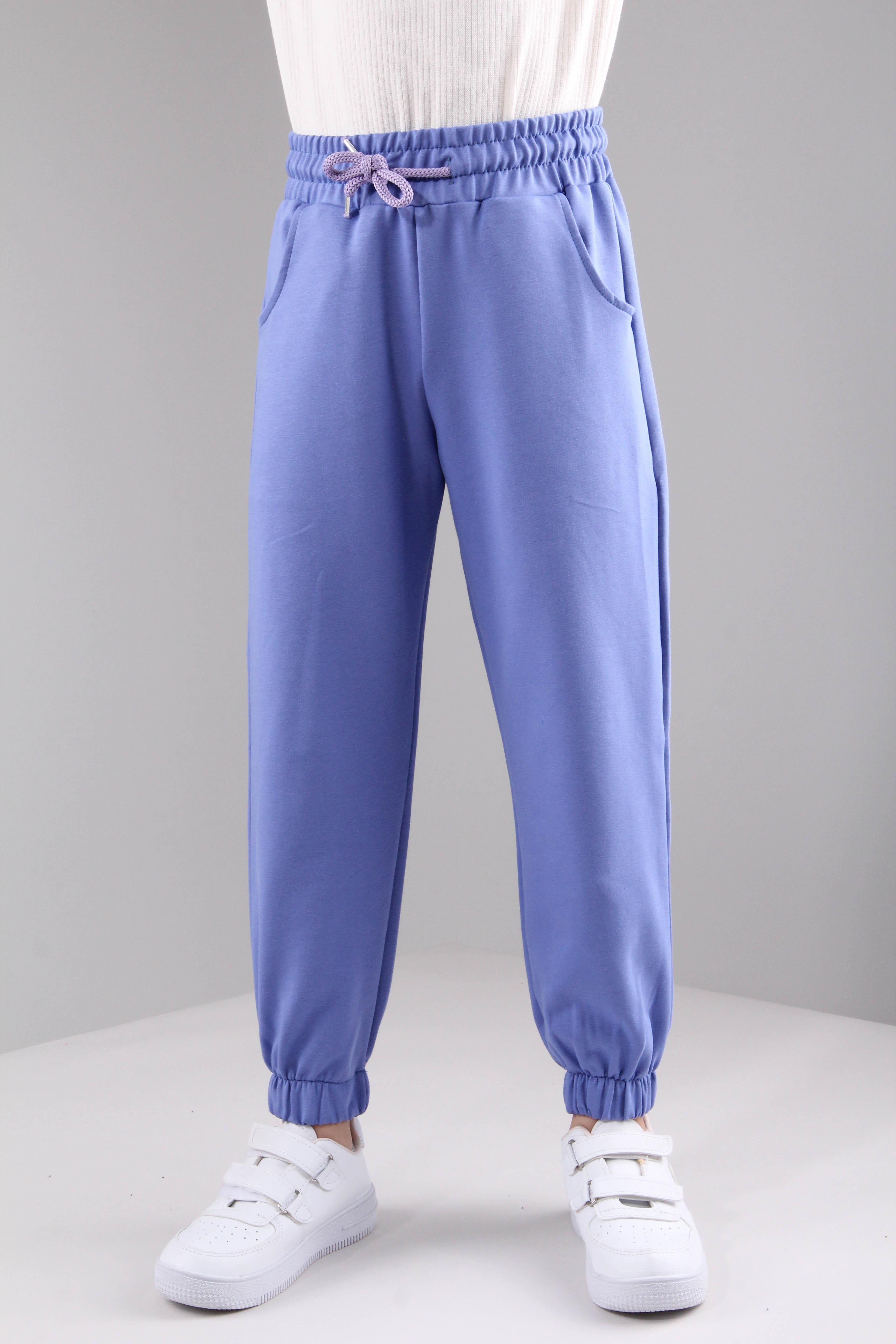 Lastikli Rahat Kesim Cepli Erkek ve Kız Çocuk Unisex Eşofman Altı