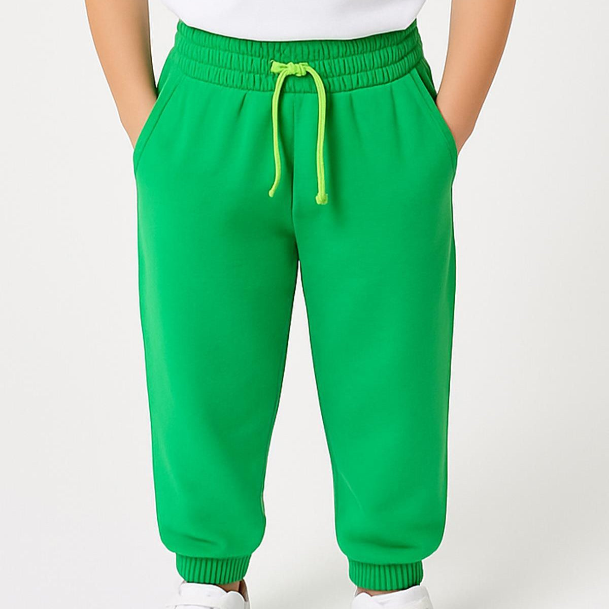 Lastikli Rahat Kesim Cepli Erkek ve Kız Çocuk Unisex Eşofman Altı