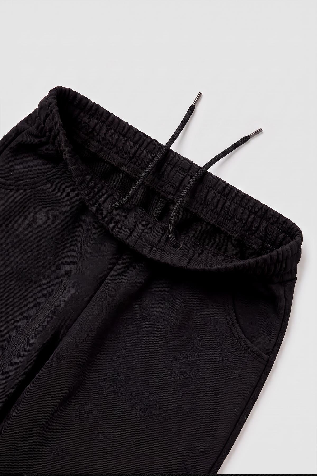Lastikli Rahat Kesim Cepli Erkek ve Kız Çocuk Unisex Eşofman Altı