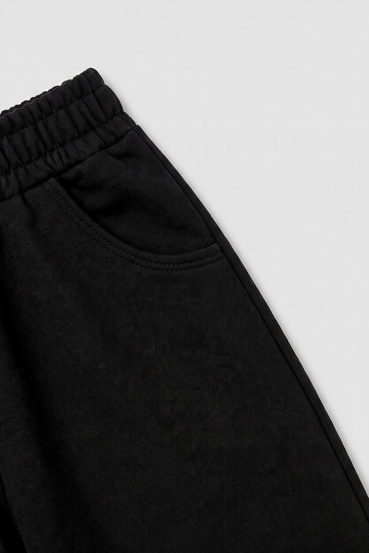 Lastikli Rahat Kesim Cepli Erkek ve Kız Çocuk Unisex Eşofman Altı