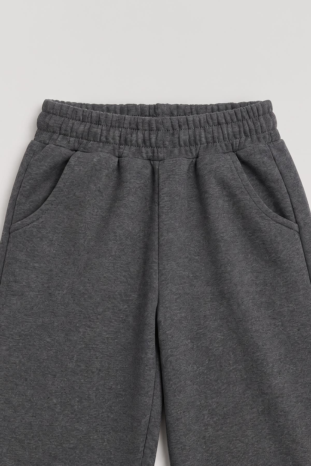 Lastikli Rahat Kesim Cepli Erkek ve Kız Çocuk Unisex Eşofman Altı