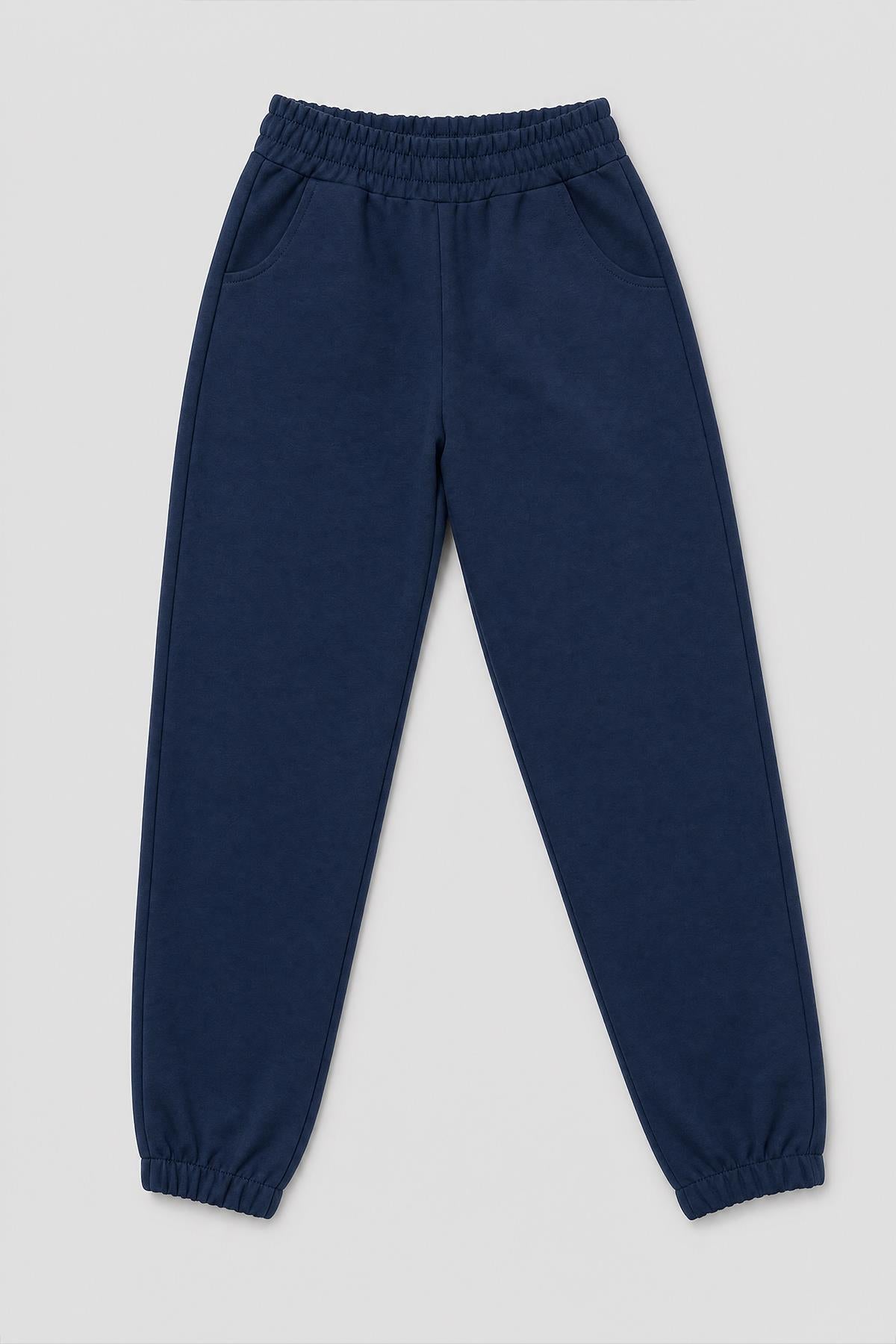 Lastikli Rahat Kesim Cepli Erkek ve Kız Çocuk Unisex Eşofman Altı
