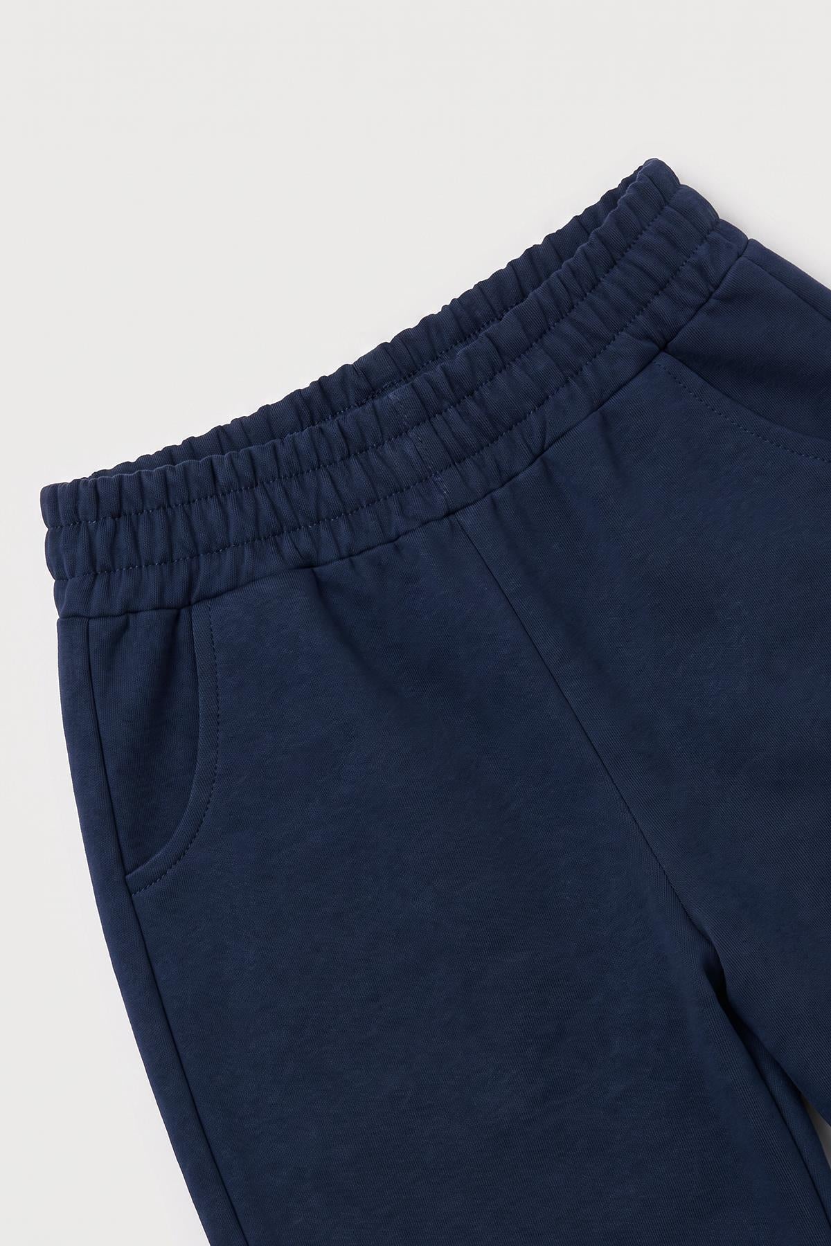Lastikli Rahat Kesim Cepli Erkek ve Kız Çocuk Unisex Eşofman Altı