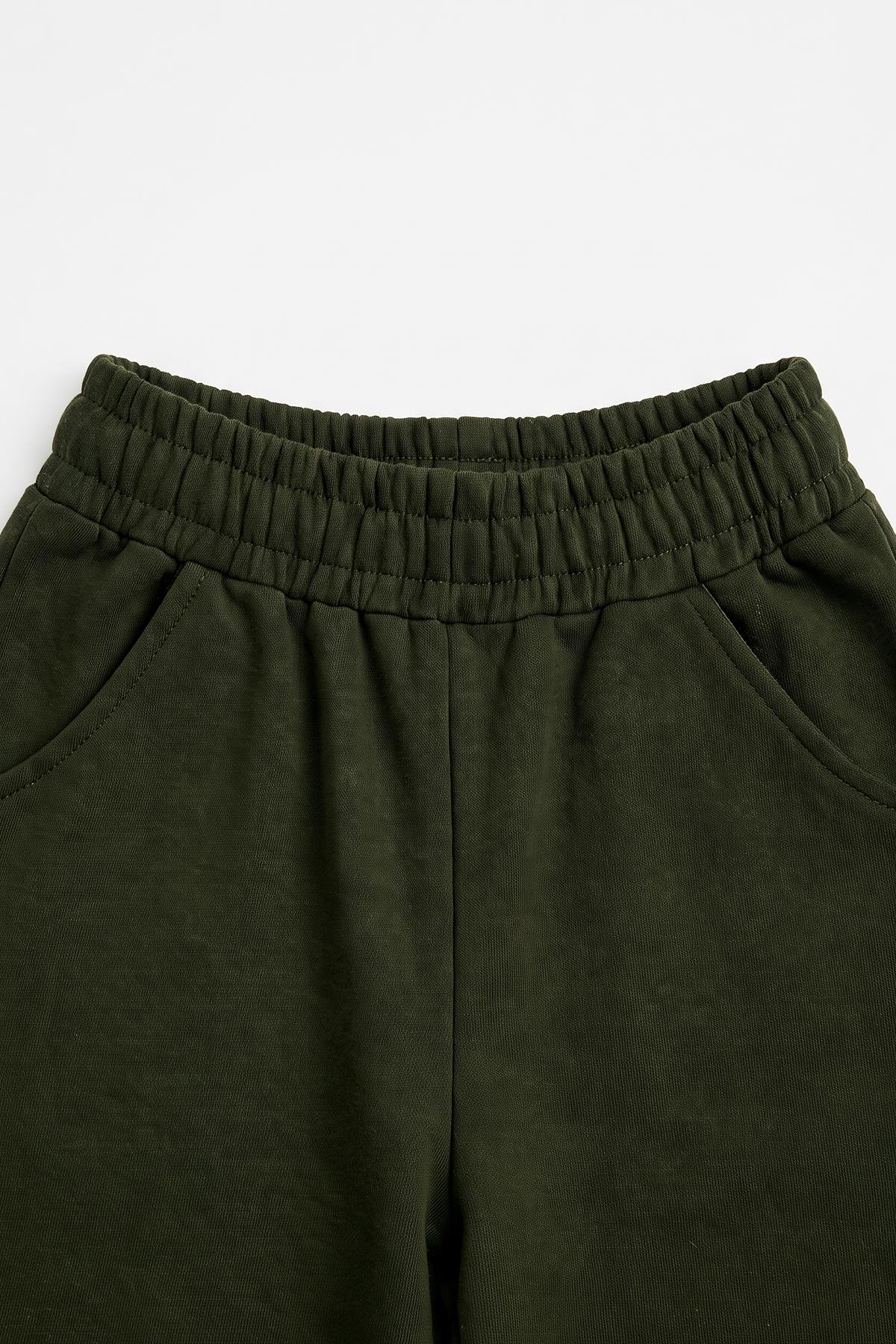 Lastikli Rahat Kesim Cepli Erkek ve Kız Çocuk Unisex Eşofman Altı