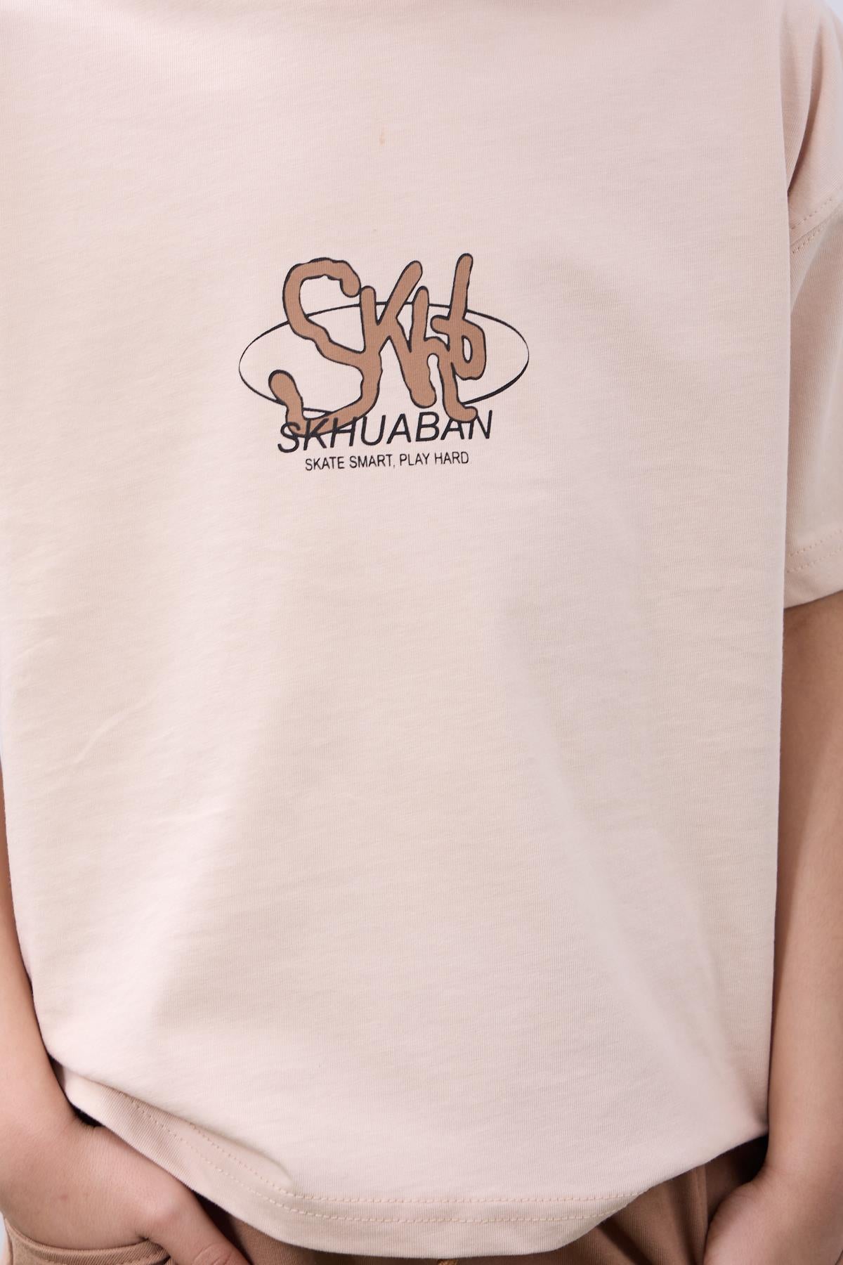 Oversize Erkek Çocuk Şort & Tişört Takım