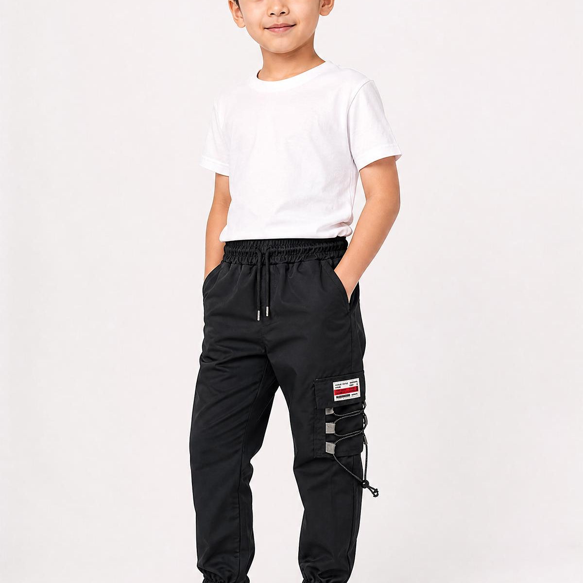 Erkek Çocuk Kargo Cepli Outdoor Jogger Pantolon