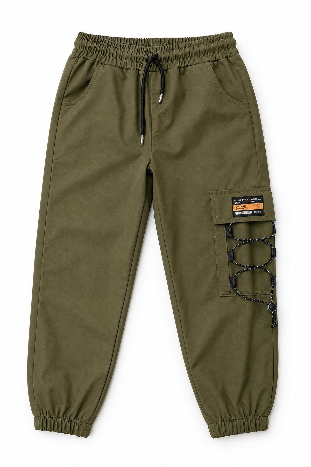 Erkek Çocuk Kargo Cepli Outdoor Jogger Pantolon