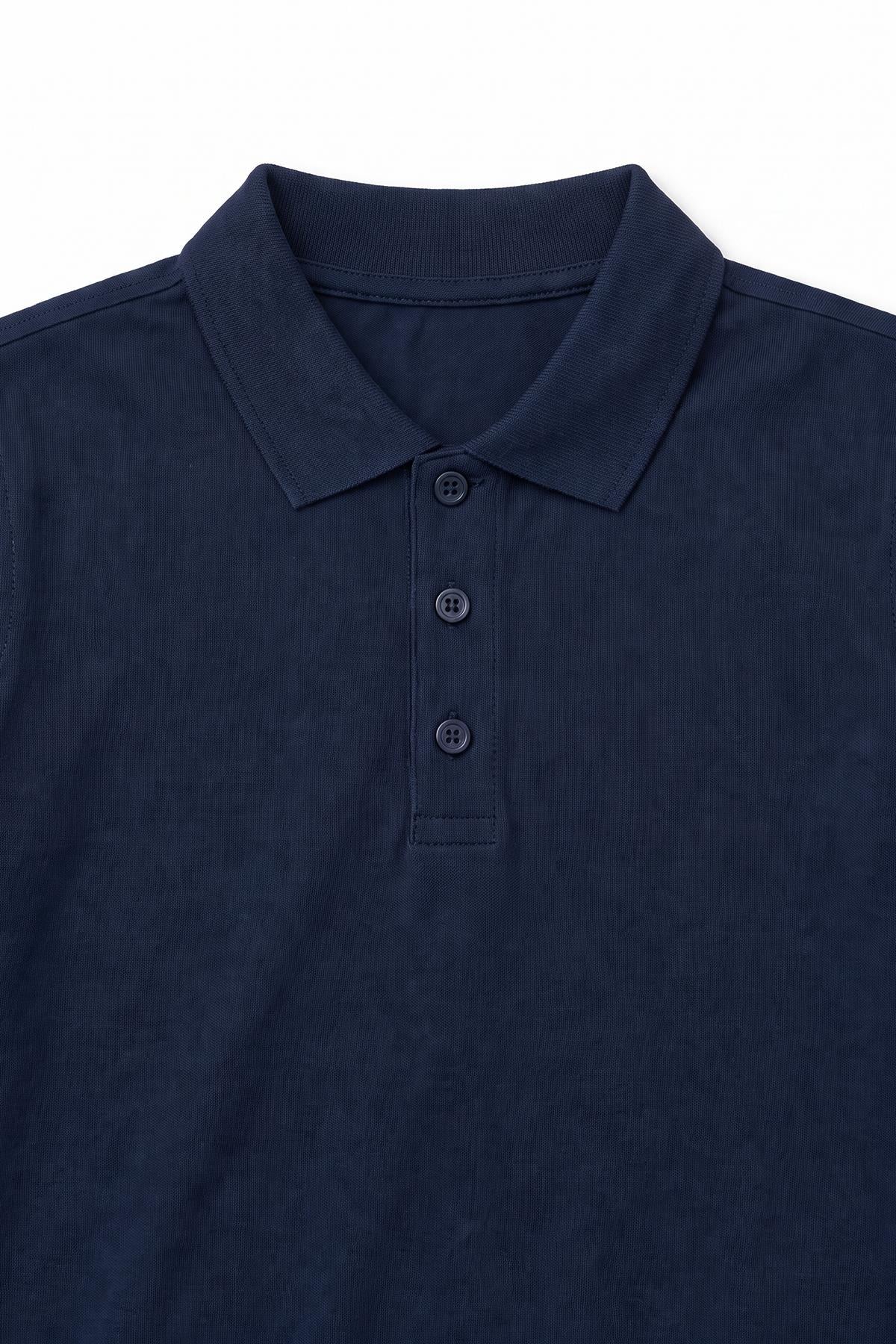 Unisex Çocuk 2’li Polo Yaka Kısa Kollu Okul Tişörtü