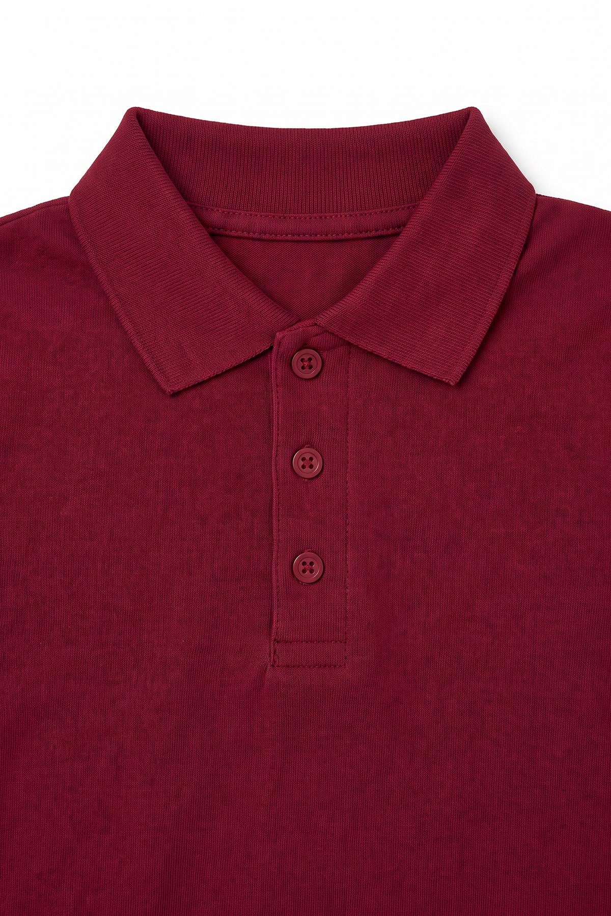 Unisex Çocuk 2’li Polo Yaka Kısa Kollu Okul Tişörtü