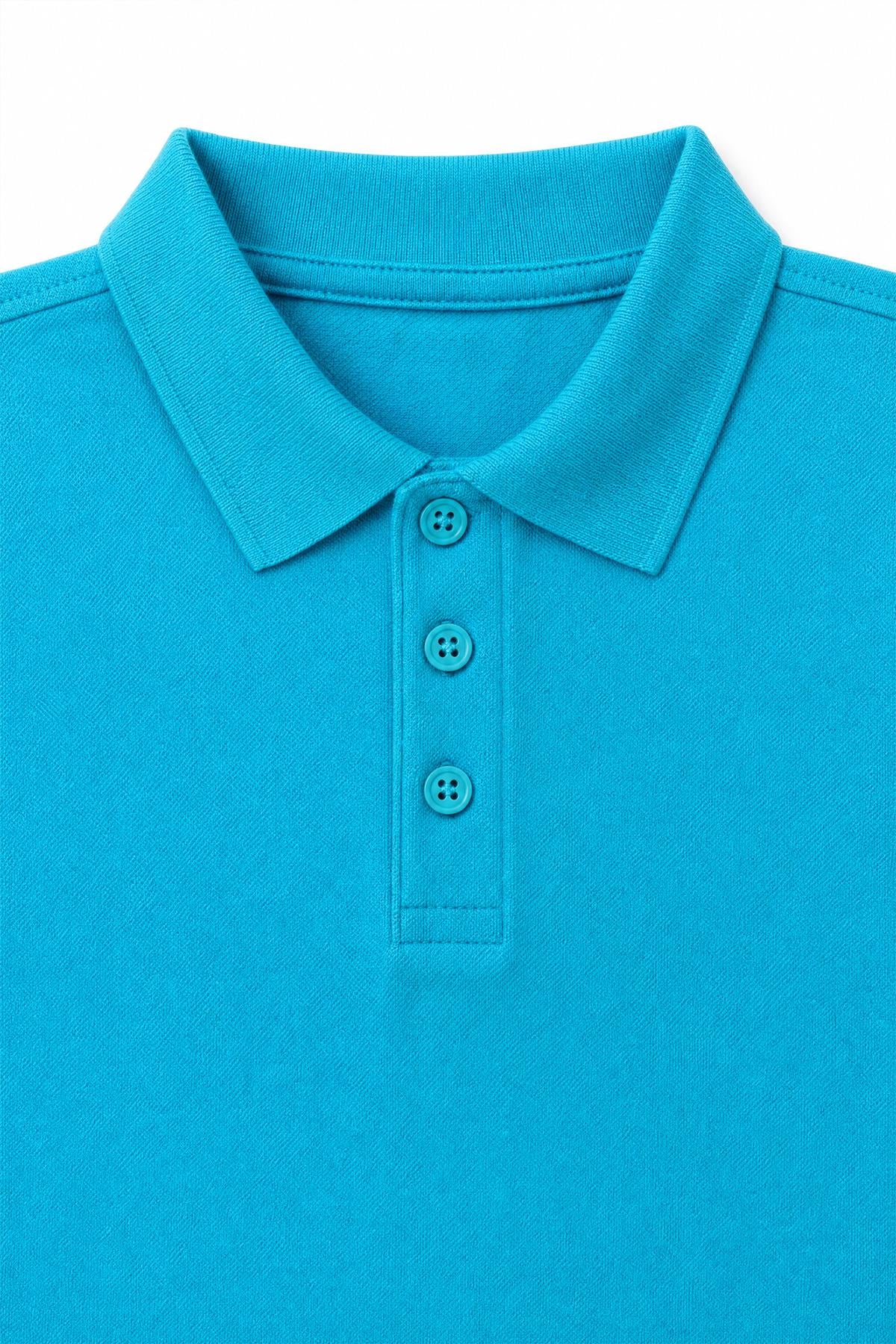 Unisex Çocuk 2’li Polo Yaka Kısa Kollu Okul Tişörtü