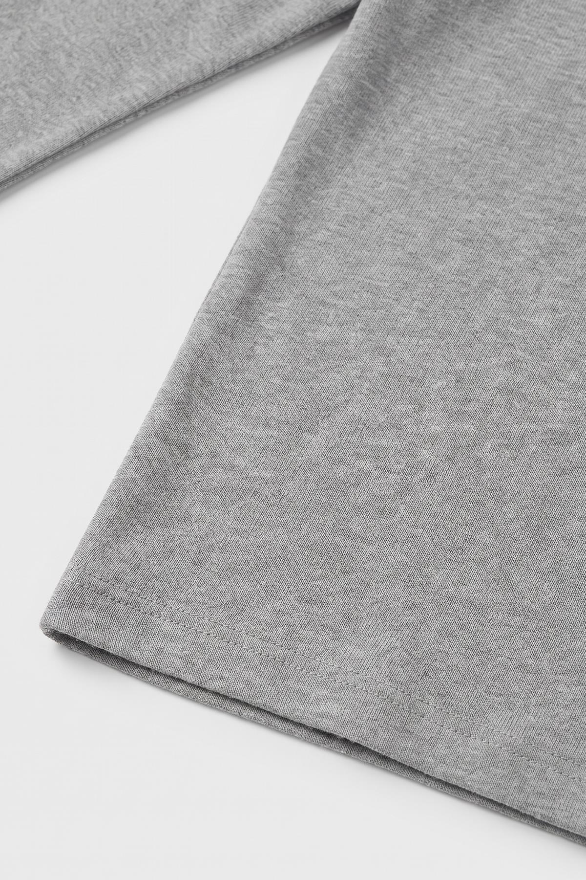 Unisex Çocuk 2'li Uzun Kollu Polo Yaka Okul Tişörtü