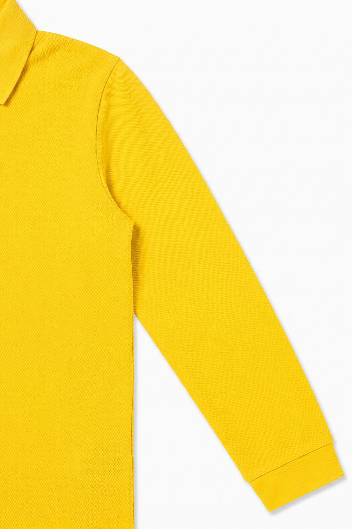 Unisex Çocuk 2'li Uzun Kollu Polo Yaka Okul Tişörtü