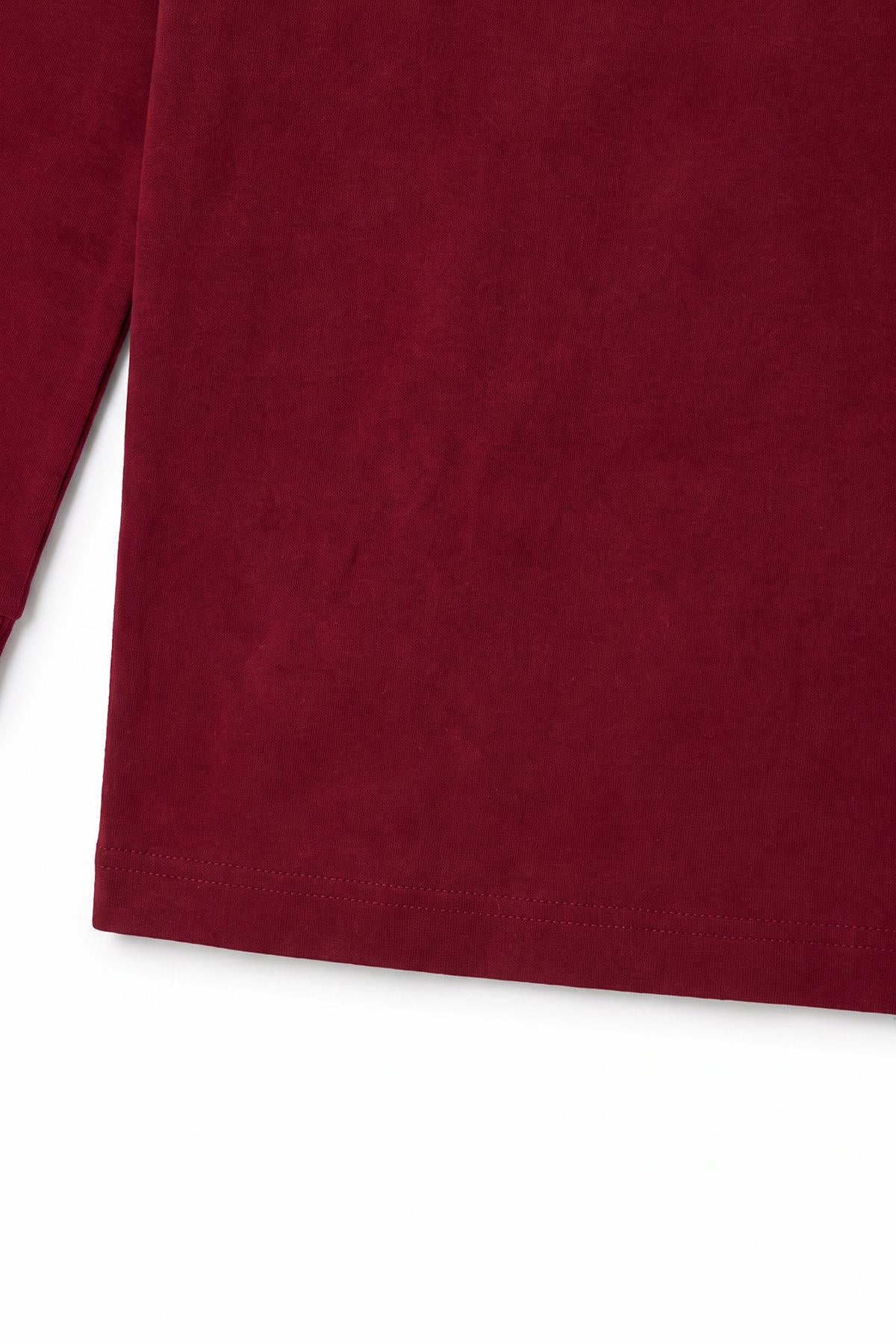 Unisex Çocuk 2'li Uzun Kollu Polo Yaka Okul Tişörtü