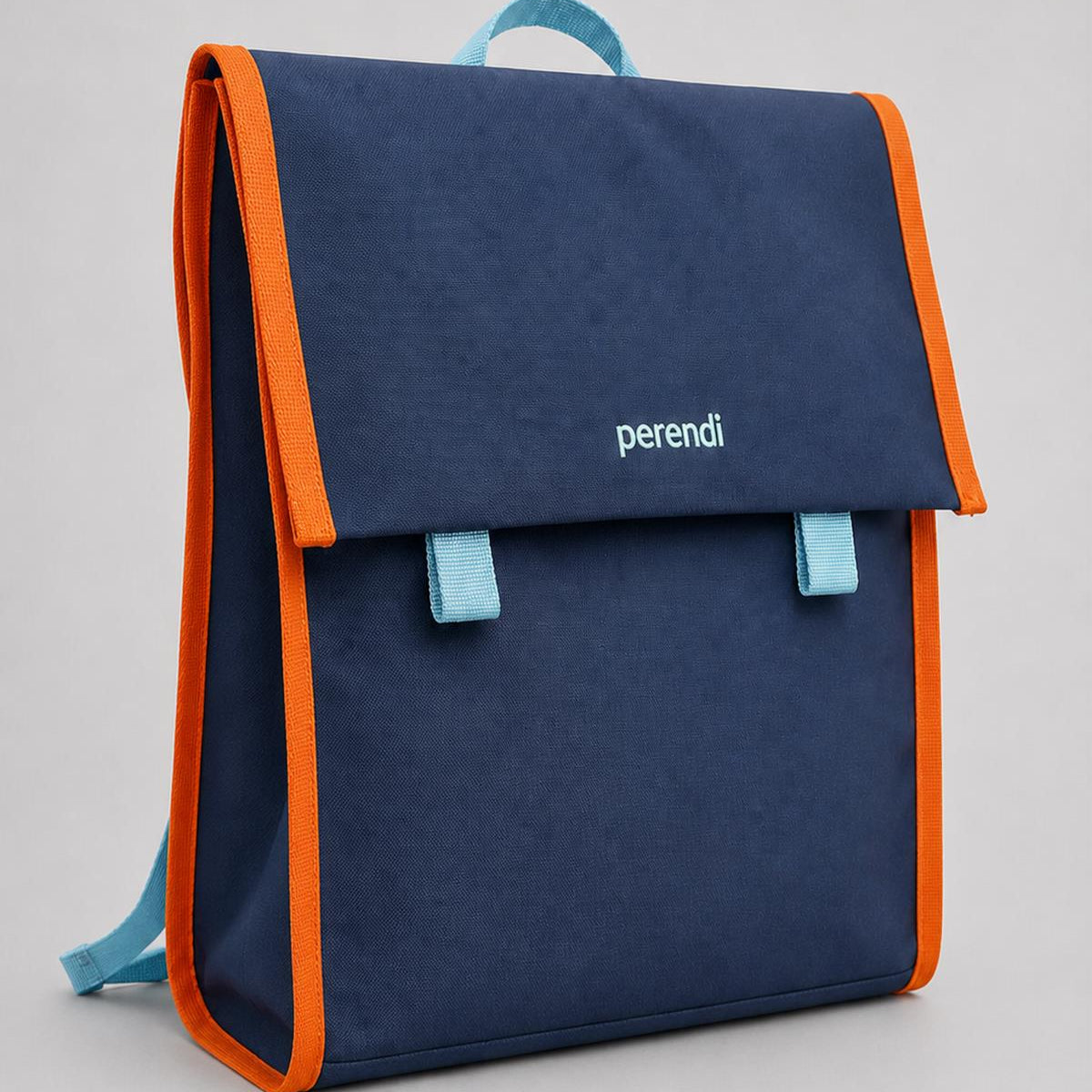 Unisex Çocuk Kapaklı Oxford Kumaş Okul Sırt Çantası