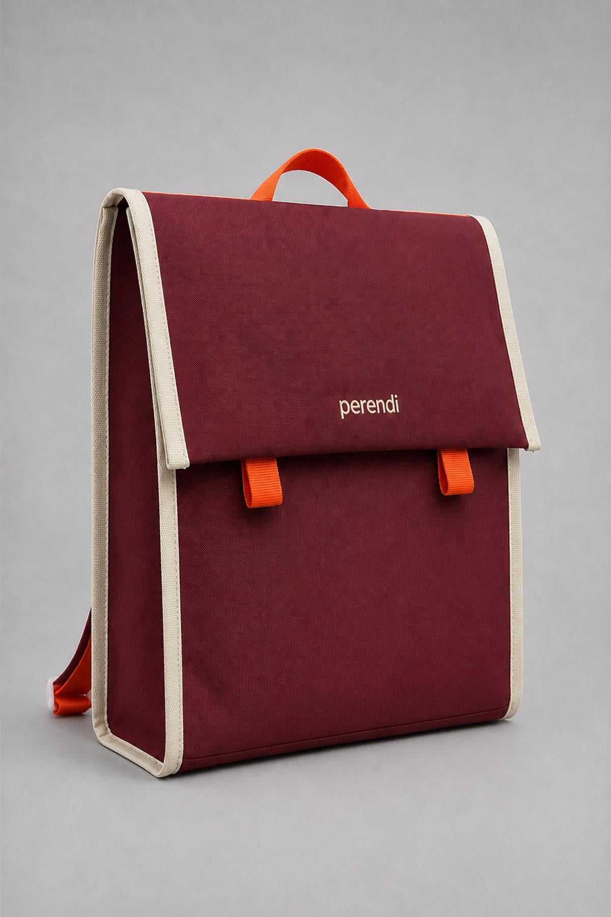Unisex Çocuk Kapaklı Oxford Kumaş Okul Sırt Çantası