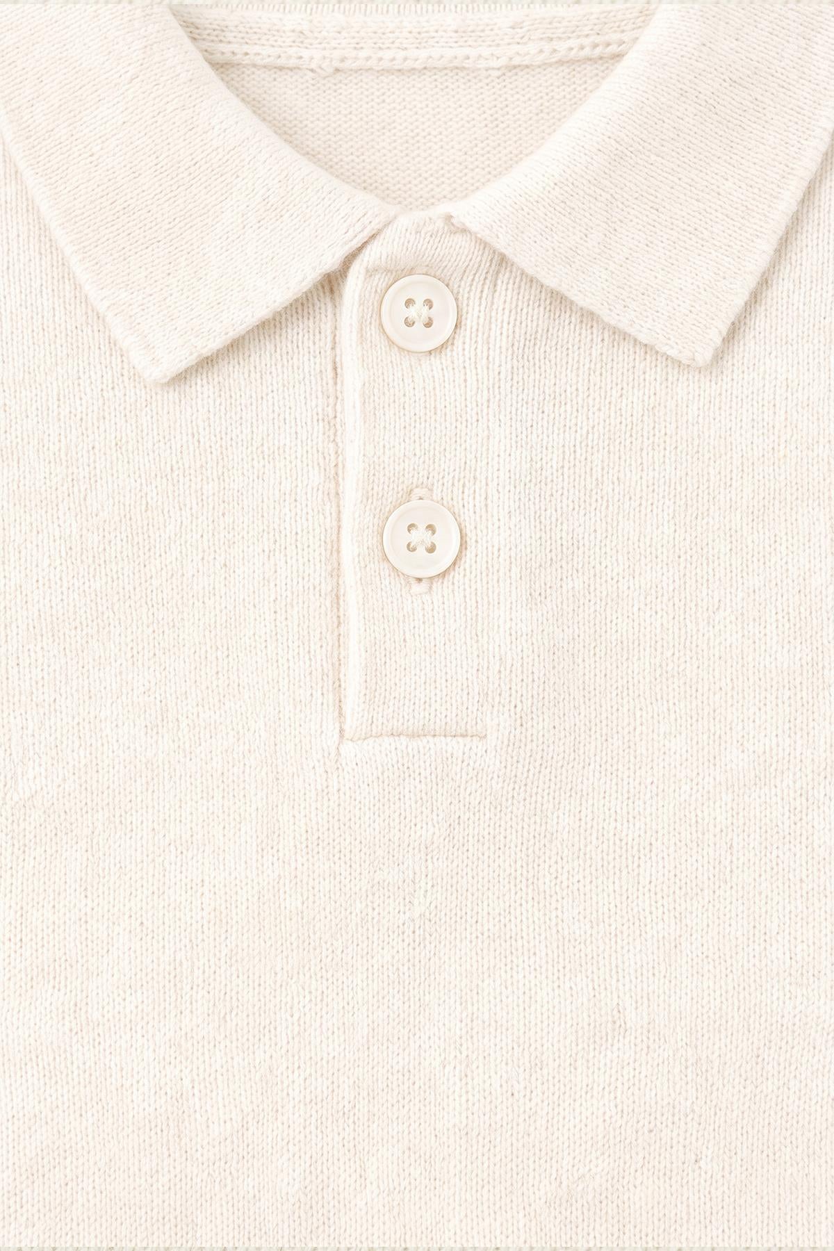 Unisex Polo Yaka Triko Kazak