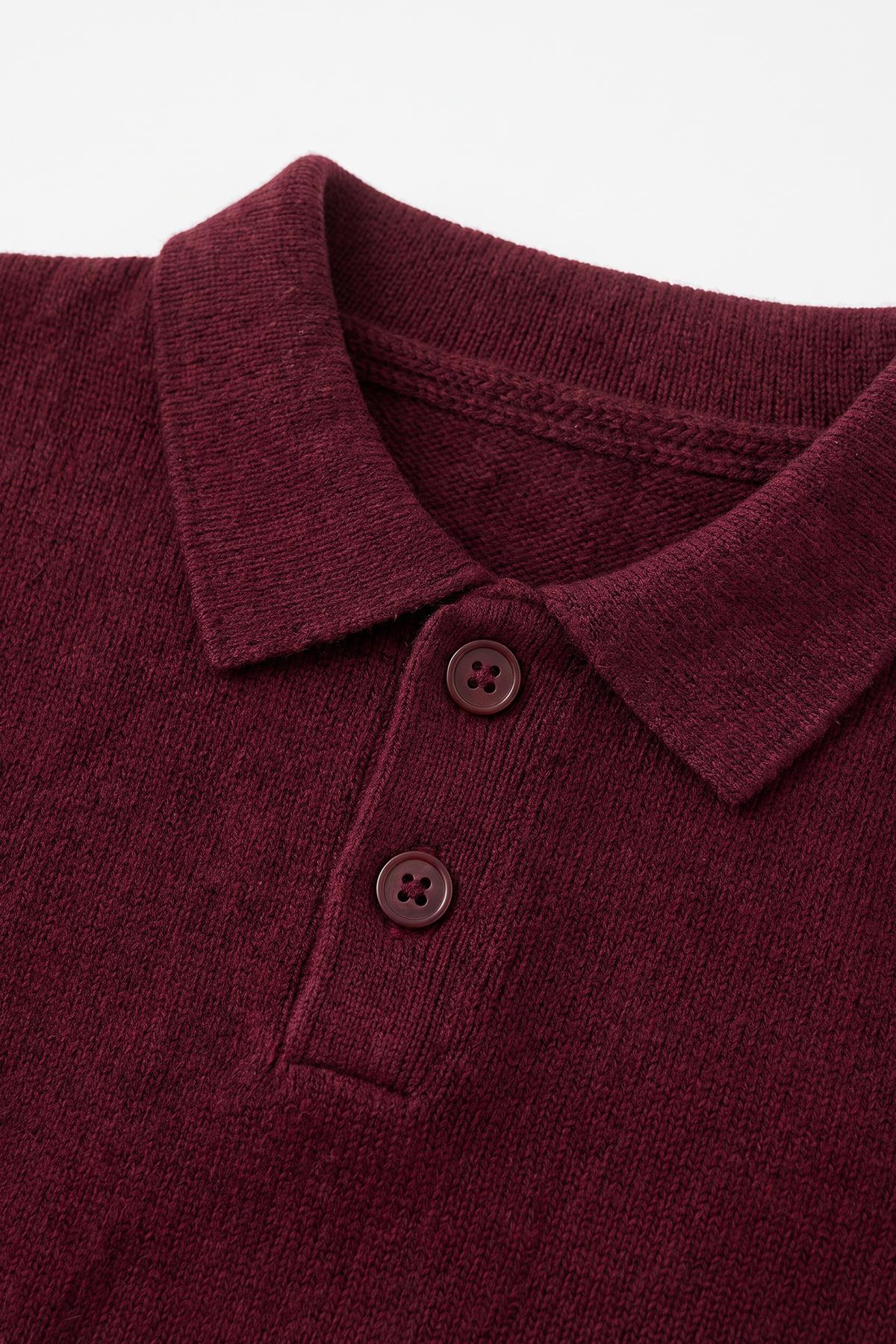 Unisex Polo Yaka Triko Kazak