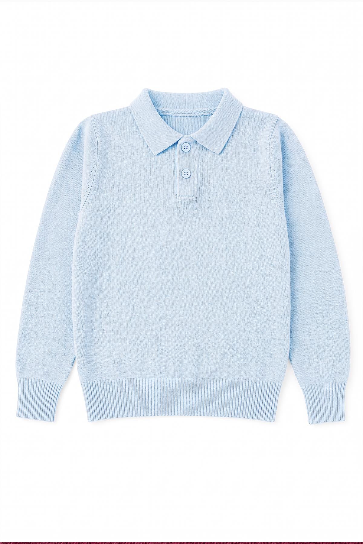 Unisex Polo Yaka Triko Kazak