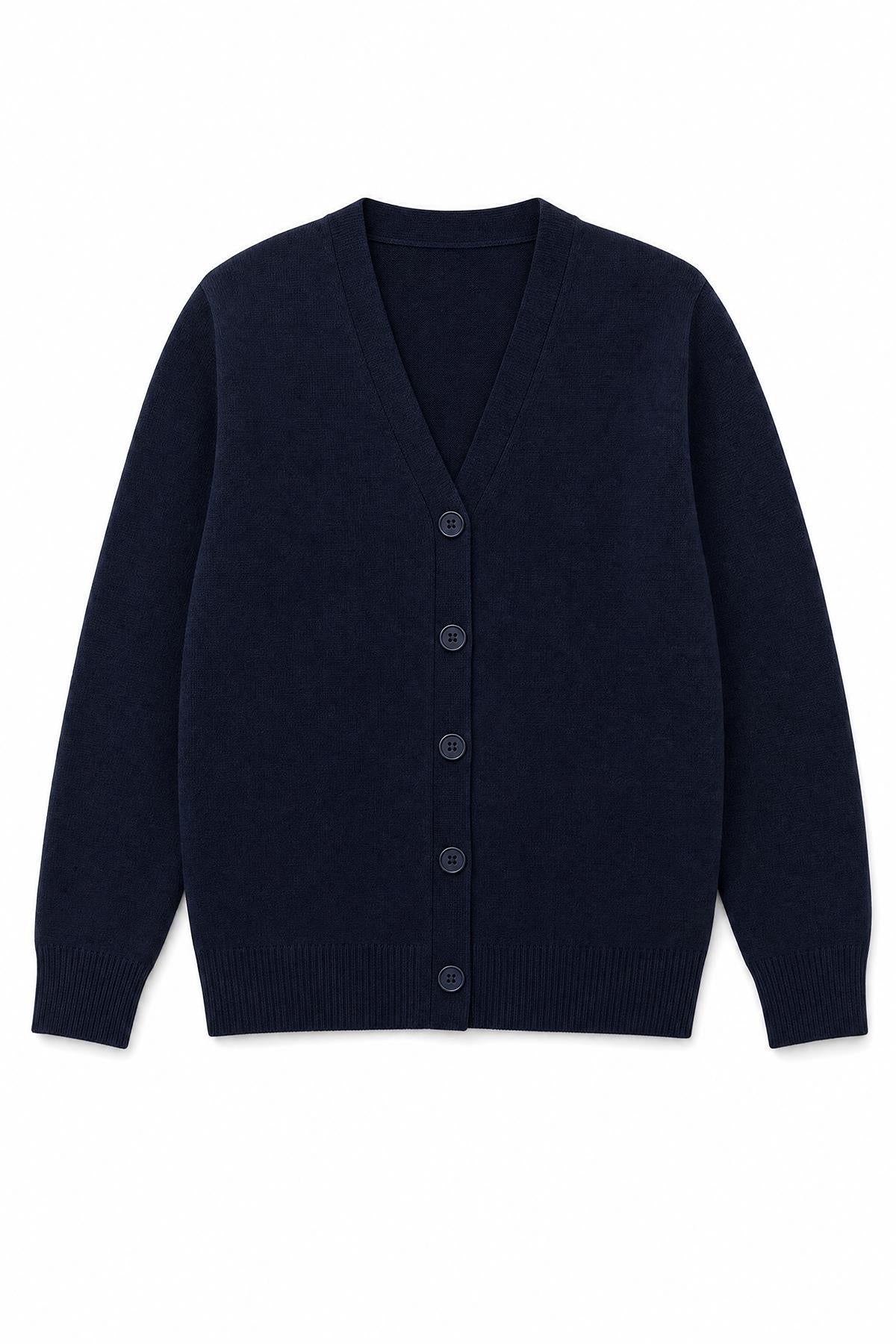 Unisex Triko Okul Hırkası