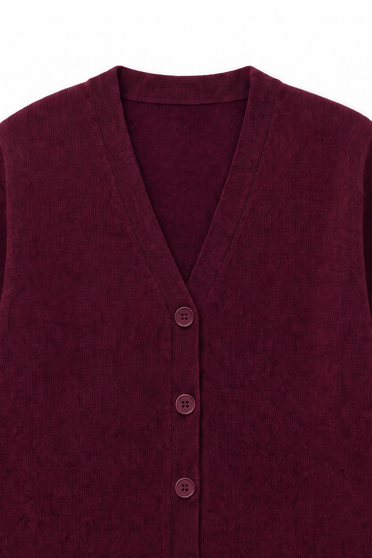 Unisex Triko Okul Hırkası