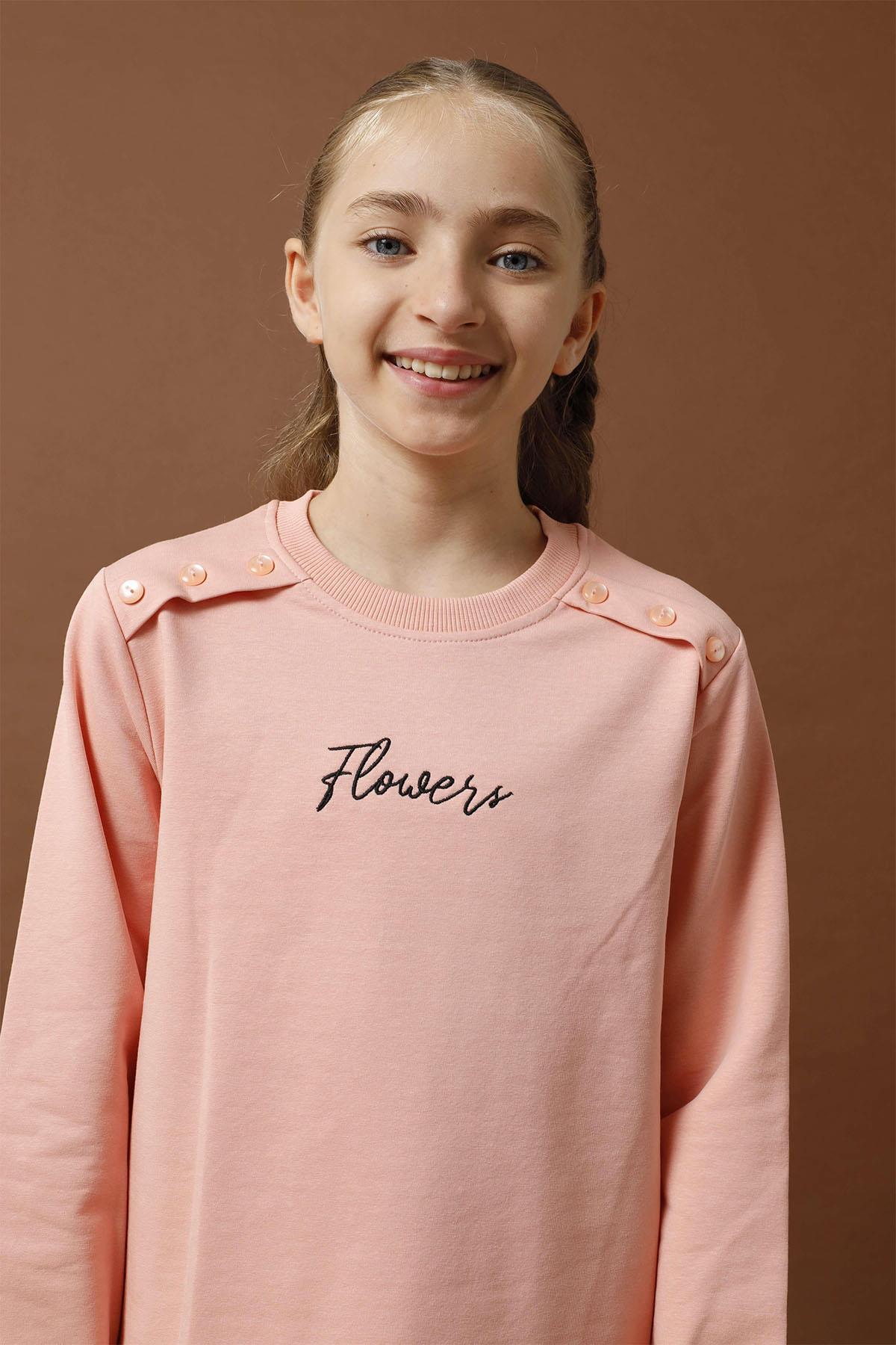 Püskül Detaylı Taytlı Kız Çocuk Takım