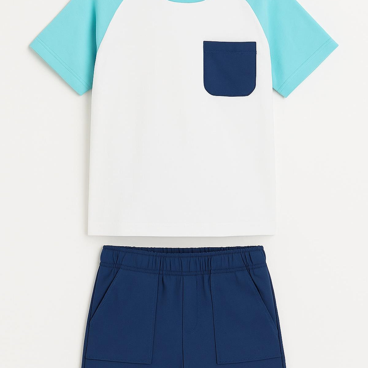 Reglan Cepli Tshirt ve Şort Erkek Çocuk Takım