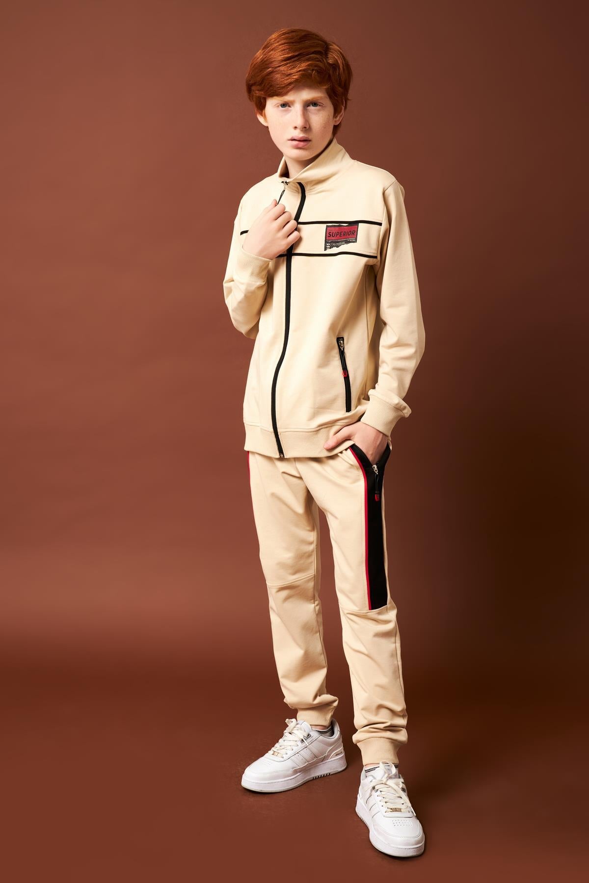 Superior Baskı Detaylı Erkek Çocuk Okul Takımı