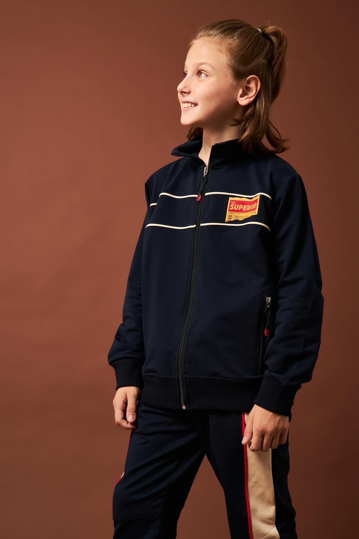 Superior Baskı Detaylı Erkek Çocuk Okul Takımı