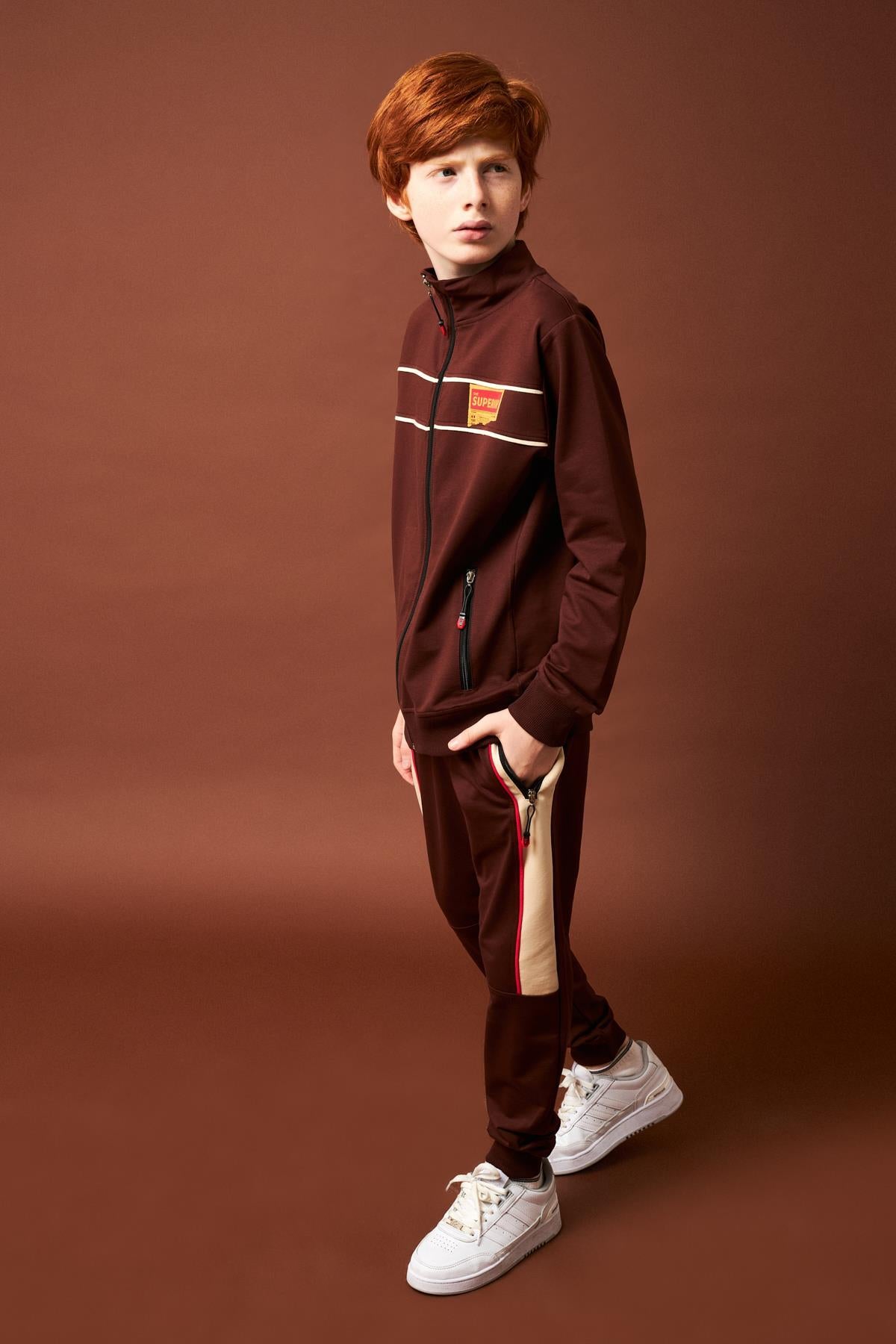 Superior Baskı Detaylı Erkek Çocuk Okul Takımı