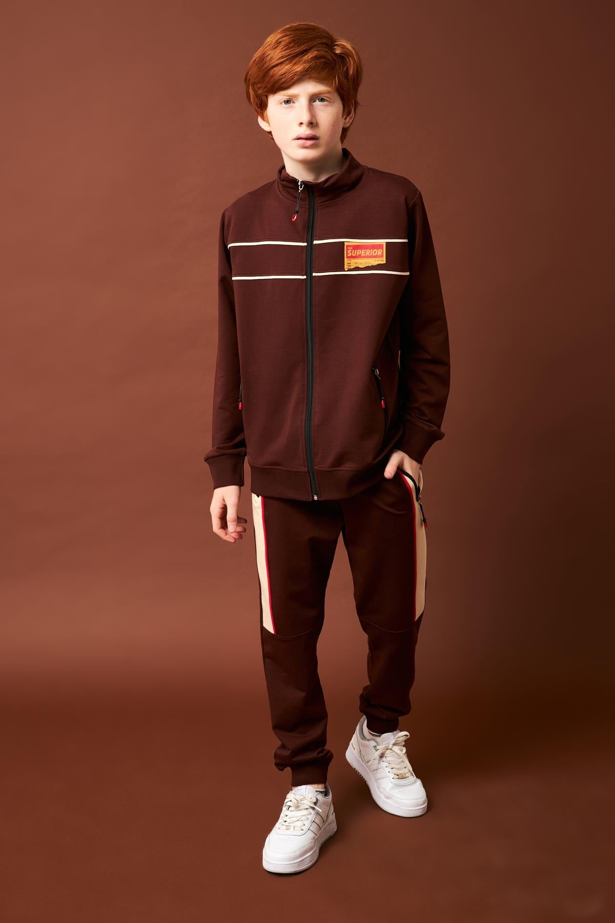 Superior Baskı Detaylı Erkek Çocuk Okul Takımı