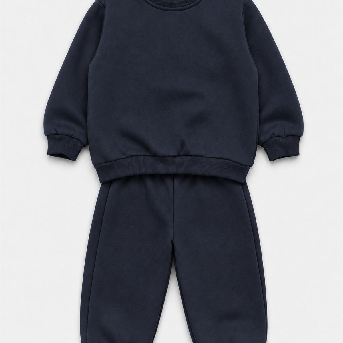 Unisex Çocuk Bisiklet Yaka Kışlık Alt Üst Takım