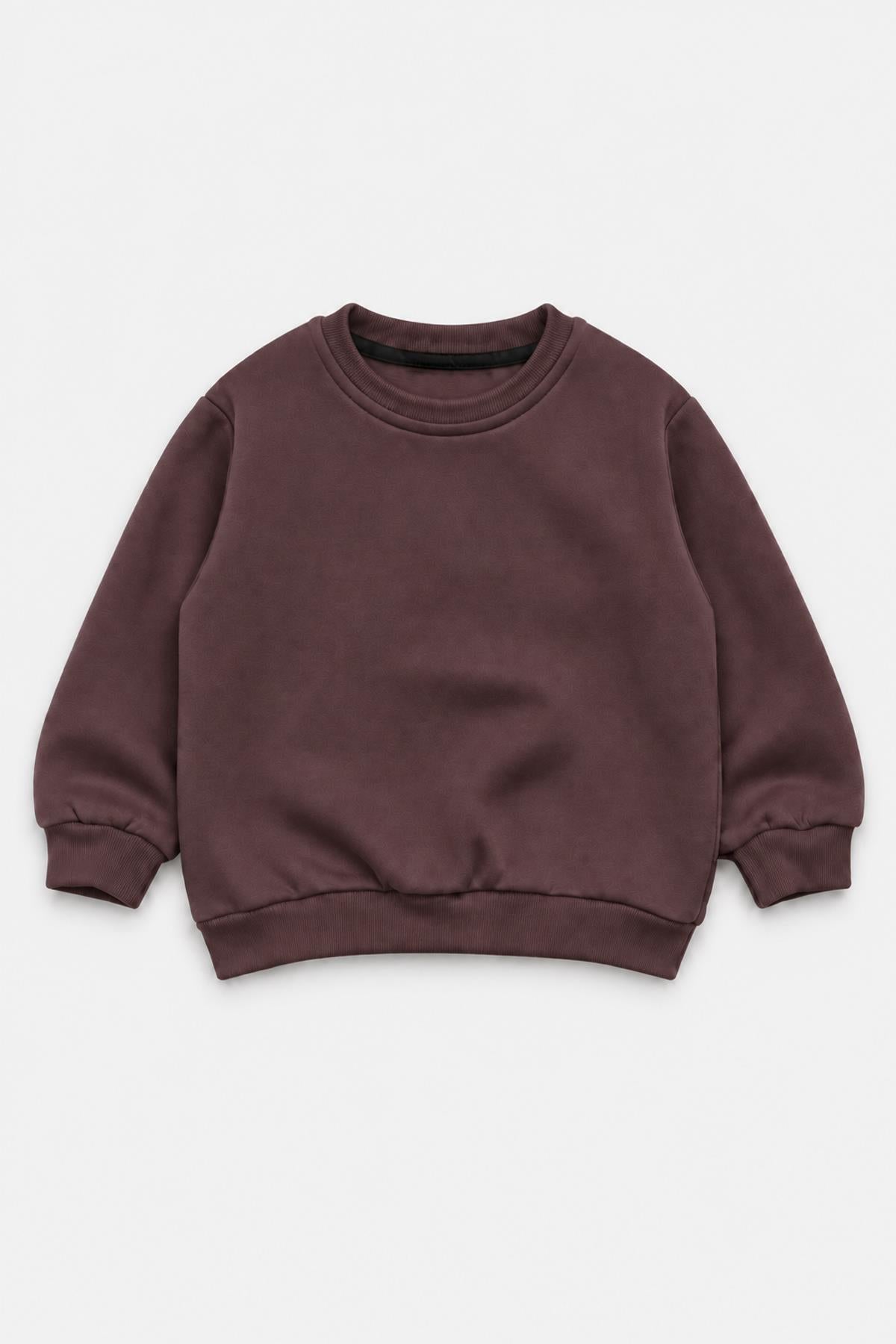Unisex Çocuk Bisiklet Yaka Kışlık Alt Üst Takım