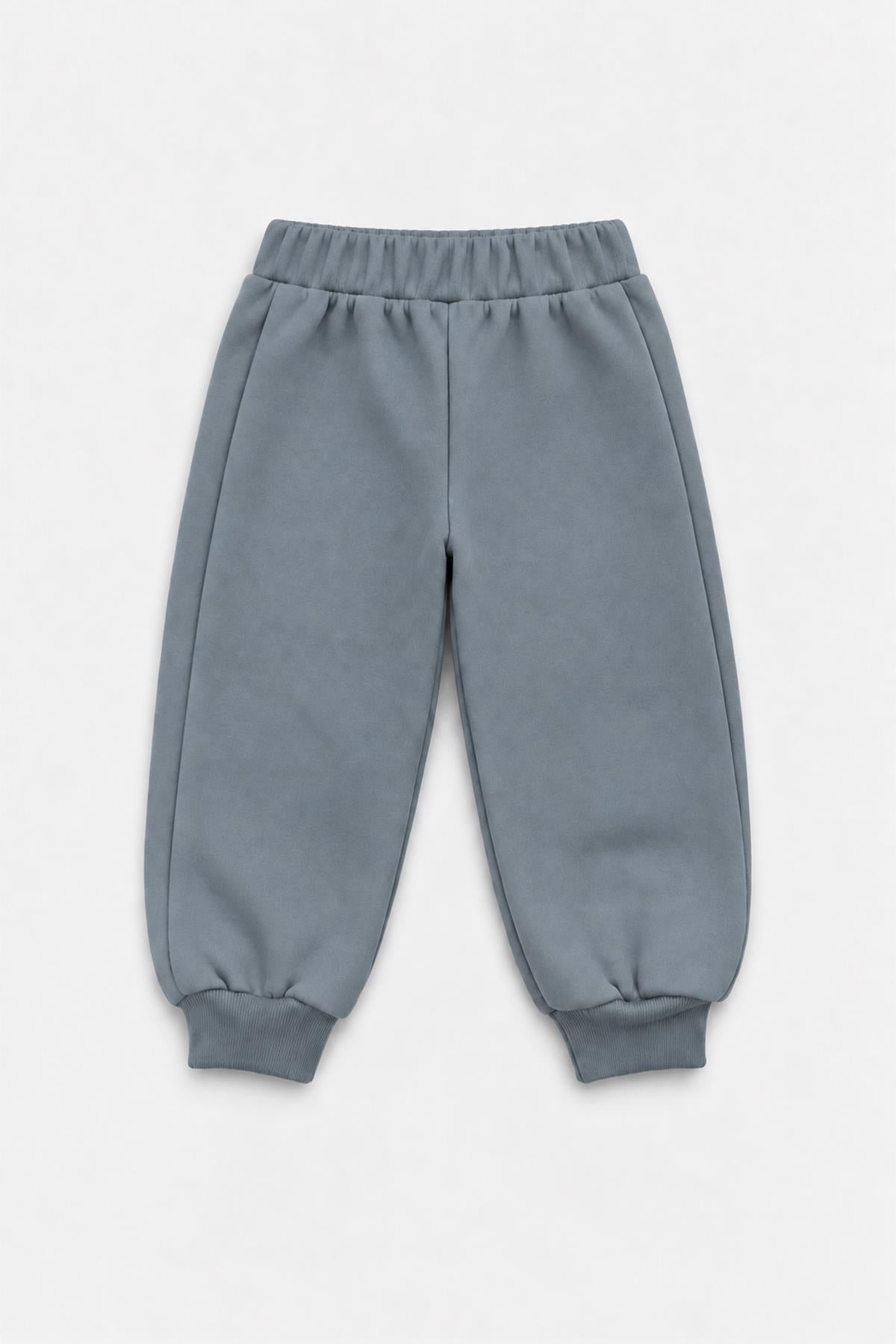 Unisex Çocuk Bisiklet Yaka Kışlık Alt Üst Takım