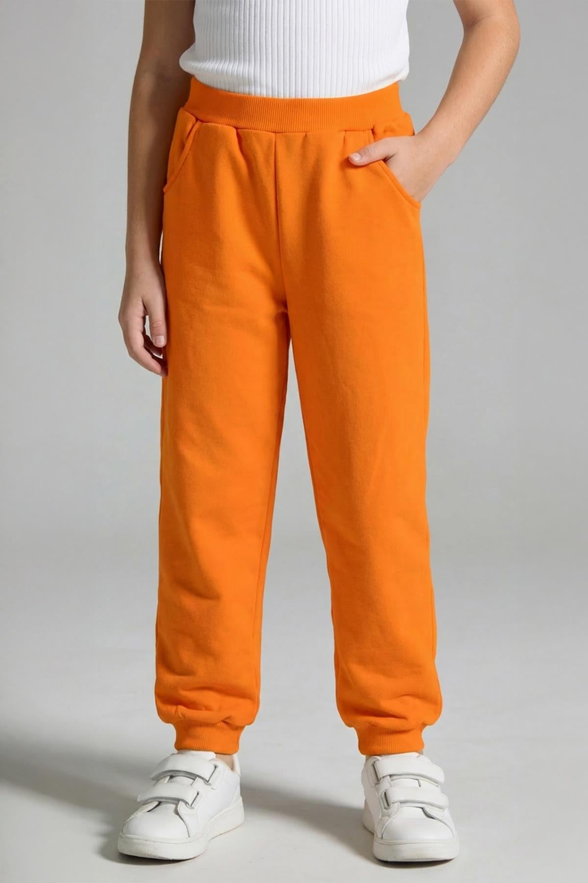 Unisex Çocuk Basic Jogger Eşofman Altı 2’li Set