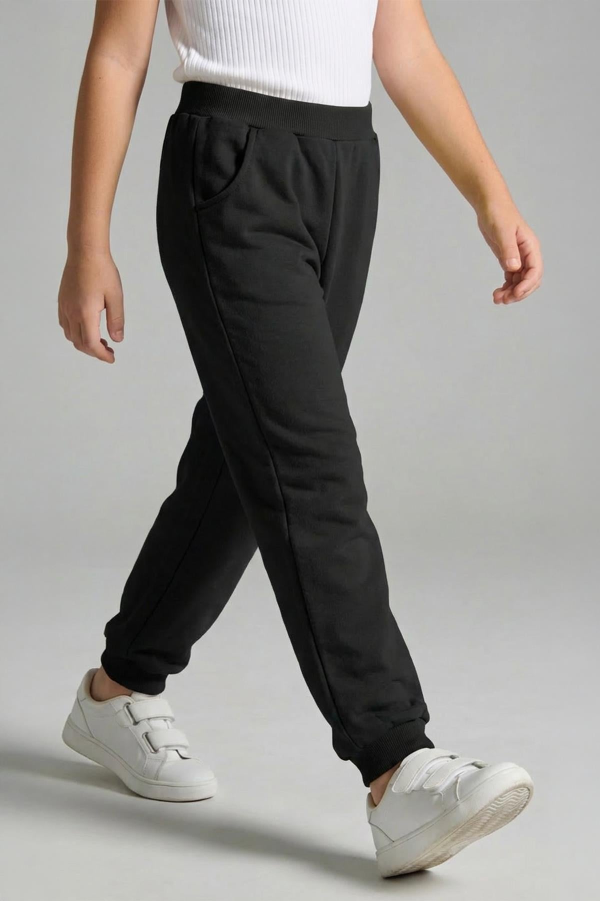 Unisex Çocuk Basic Jogger Eşofman Altı 2’li Set